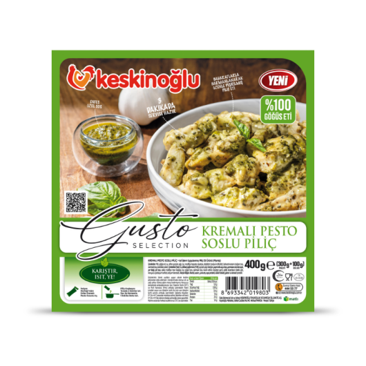 Kremalı Pesto Soslu Piliç