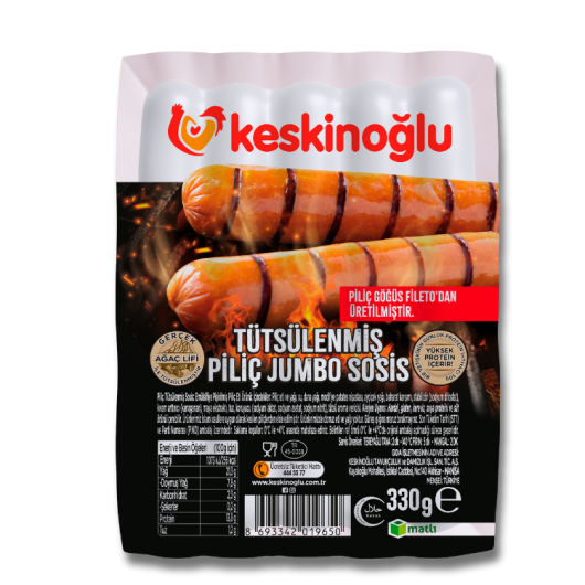 Tütsülenmiş Piliç Jumbo Sosis